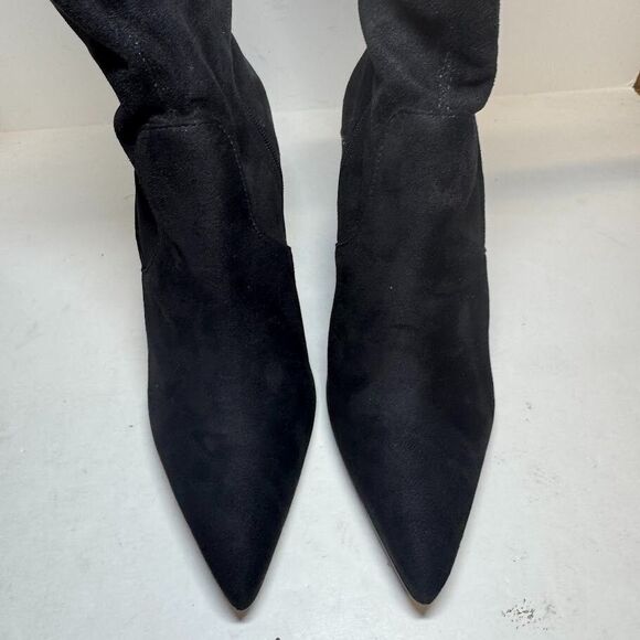 Steve Madden Women 10 M Black Faux Suede Jacoby Over The Knee Boots NIB HU5 - Picture 6 of 6